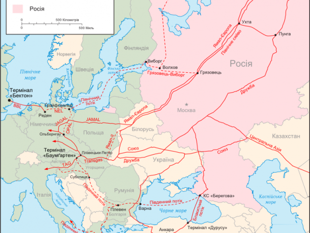 Транзит_газу_Росія-Європа